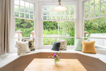 A corner for you to enjoy a peaceful moment with your morning coffee.