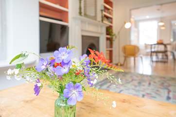 Lovely touches selected from the owner throughout.