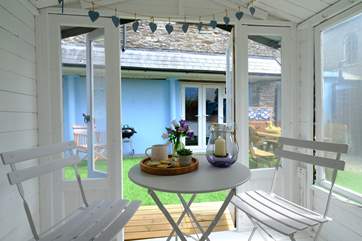 The summer-house welcomes you.