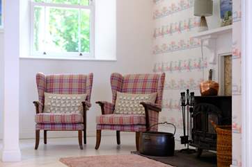 A quiet spot for relaxing with a cup of tea and a good book.