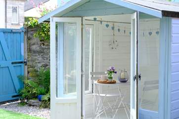 The delightful summer-house.