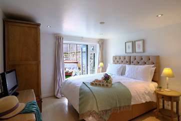 Bedroom two is beautifully styled.