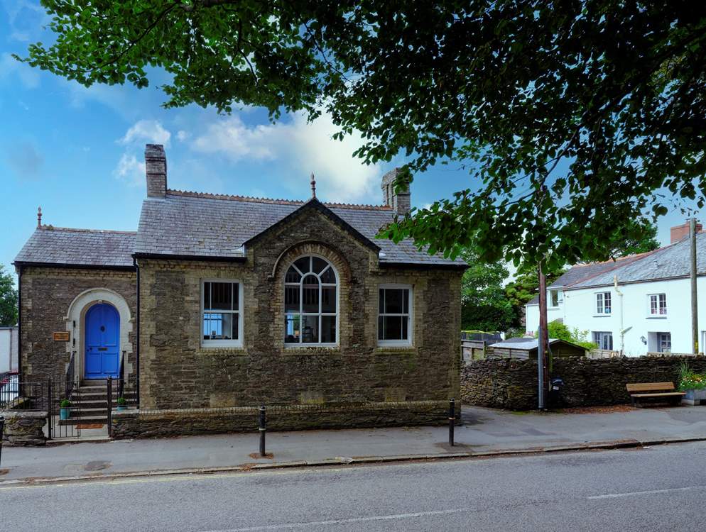 The Old Sunday School is located on Fore Street which runs through the centre of the village, there is a 20mph speed limit.