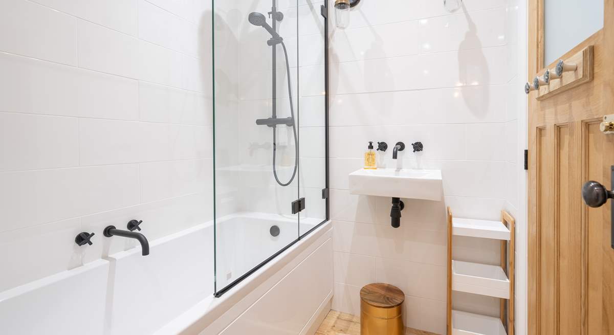 The first floor family bathroom. 