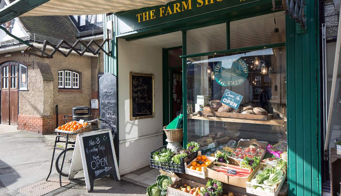 Appreciate the local produce in Bembridge village, just a few minutes walk away.