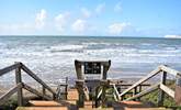 Spend an afternoon at Compton Bay which is a dog friendly bay to one side. - Thumbnail Image