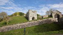 Explore the historic Carisbrooke Castle.