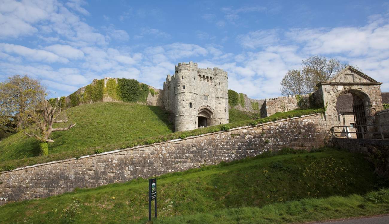 Explore the historic Carisbrooke Castle.