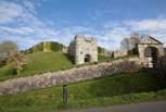 Explore the historic Carisbrooke Castle.