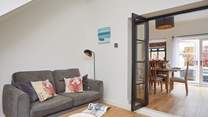 Cosy up in the evenings while watching a good film, with the wood-burning stove for cooler evenings. 
