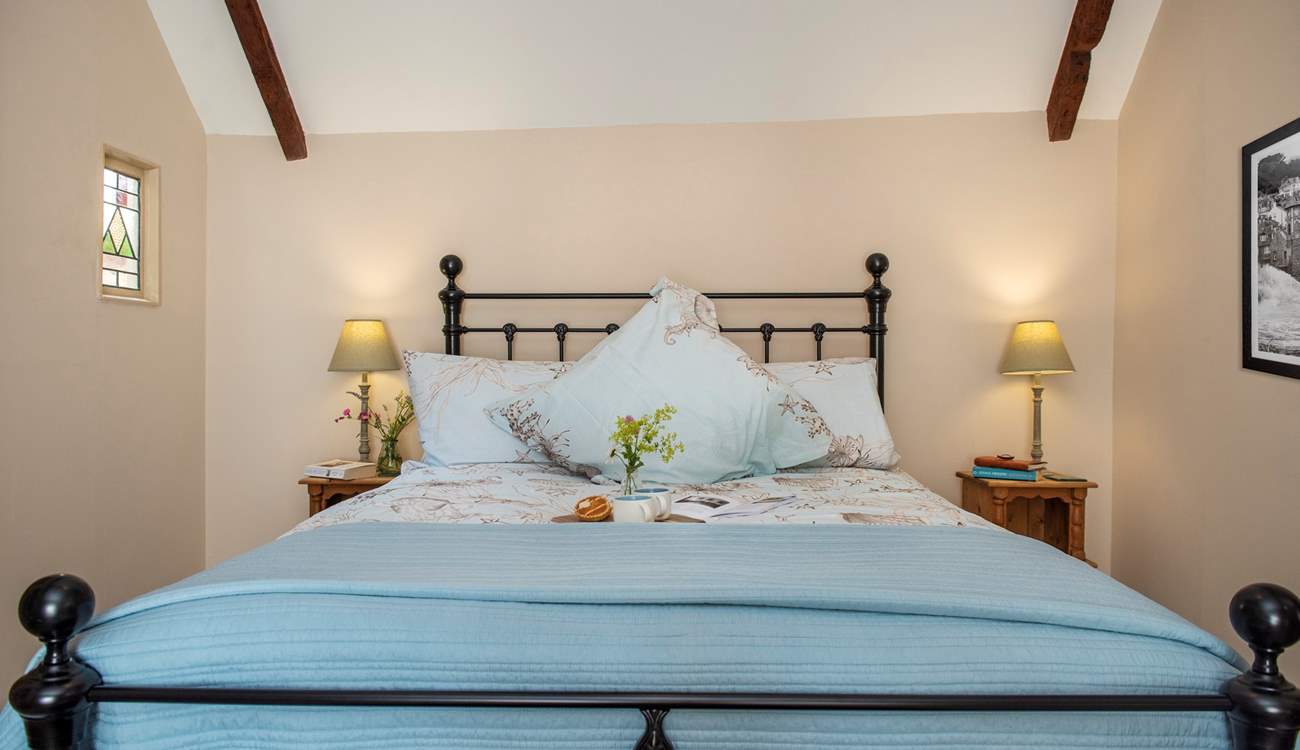 Bedroom 1 is simply gorgeous.