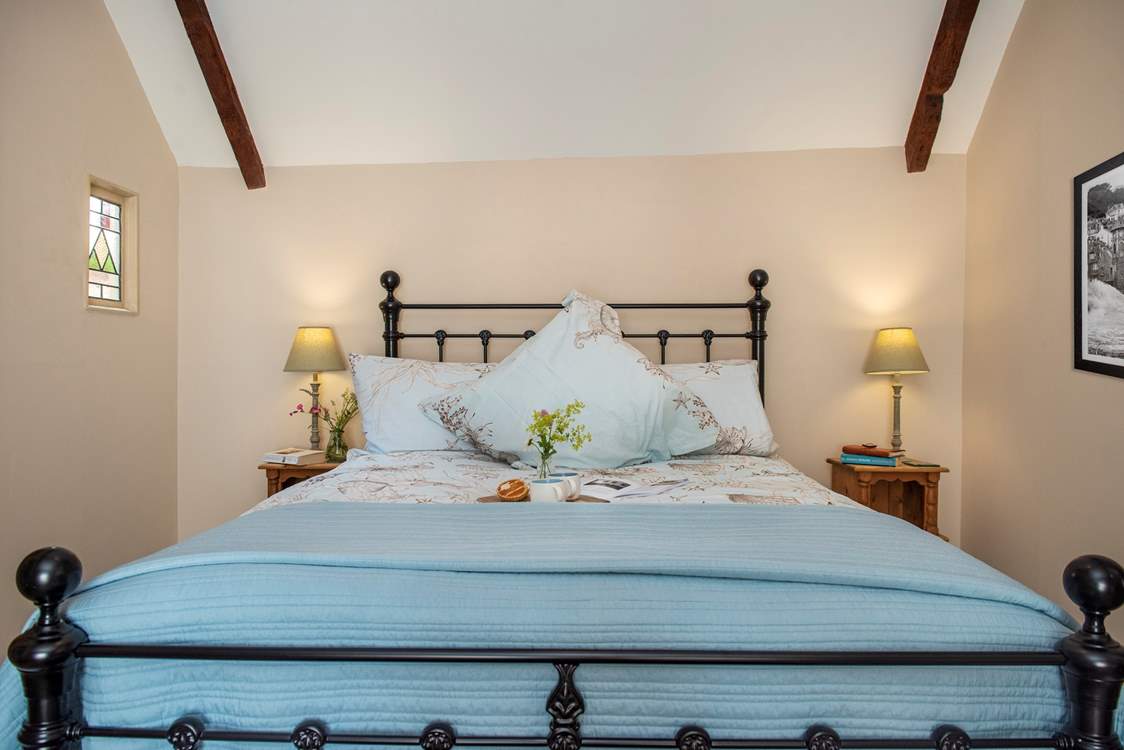 Bedroom 1 is simply gorgeous.