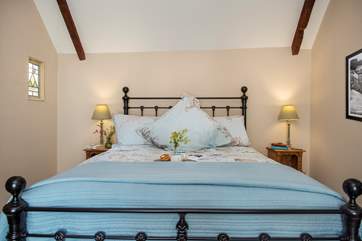 Bedroom 1 is simply gorgeous.