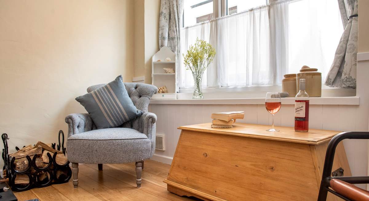  A cosy corner to enjoy a good holiday read.