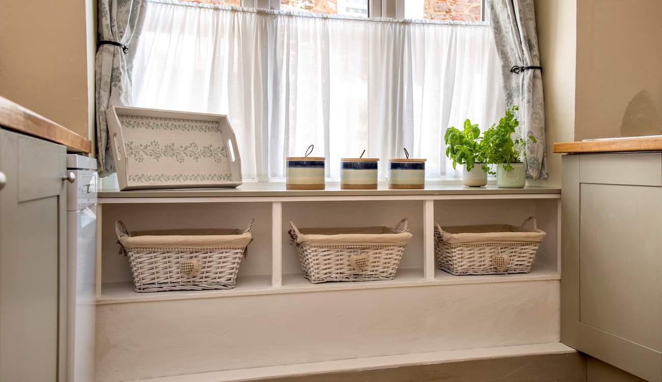 Extra storage in the kitchen or a place to perch.