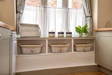 Extra storage in the kitchen or a place to perch.