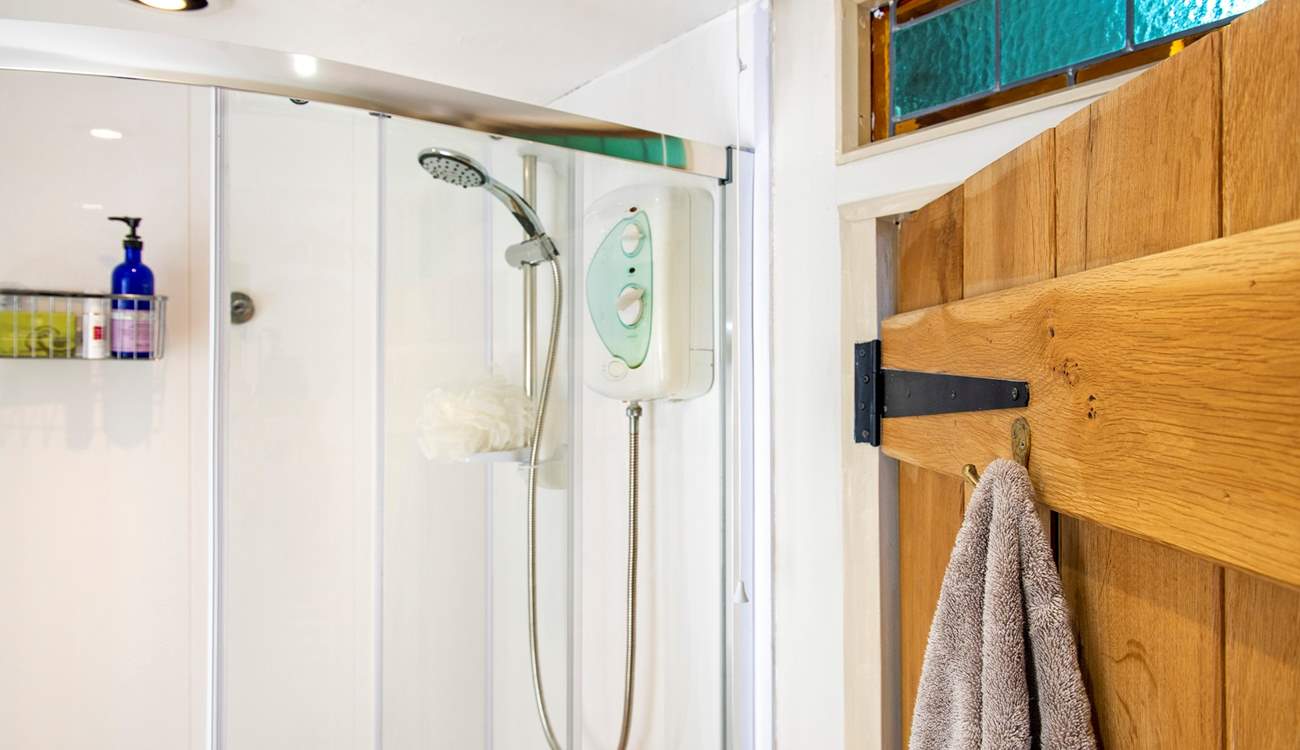 A morning shower will set you up for the day.