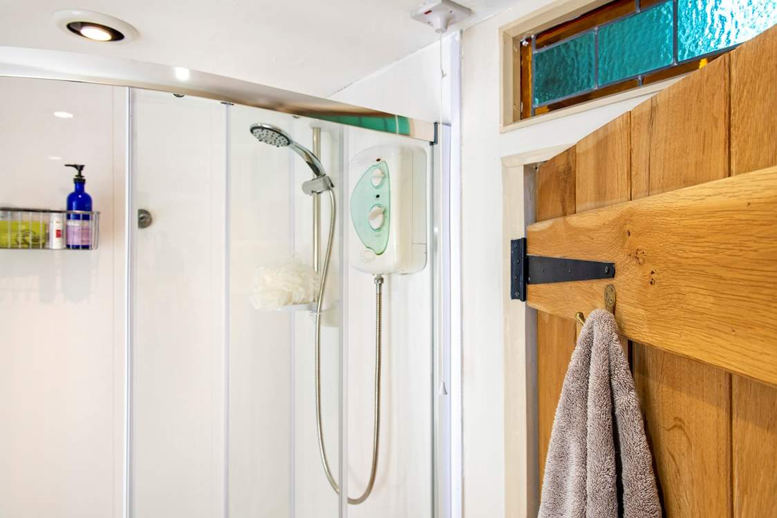 A morning shower will set you up for the day.
