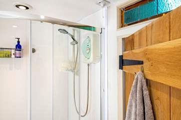 A morning shower will set you up for the day.