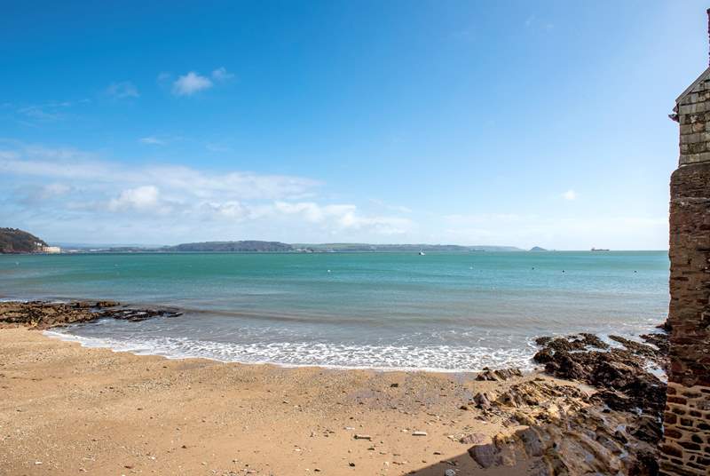 It will take you about a minute to walk to the tidal beach in the village - how convenient is that!