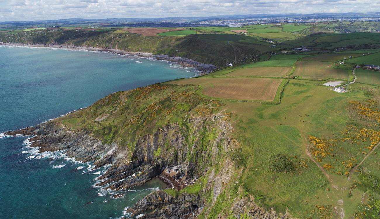 This stretch of coastline is stunning.