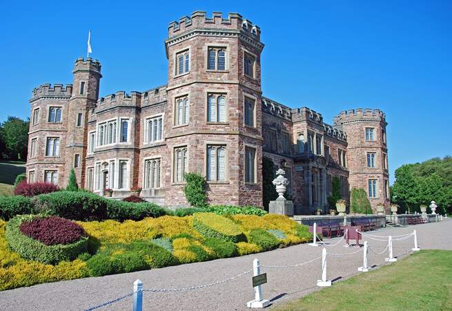 The historic house, gardens and parkland at nearby Mount Edgcumbe.