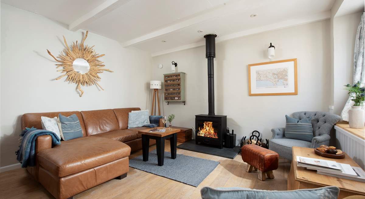 The toasty wood-burner is a welcome sight on those out-of-season breaks.