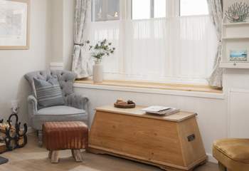  A cosy corner to enjoy a good holiday read.