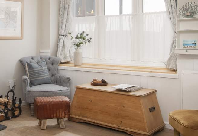  A cosy corner to enjoy a good holiday read.