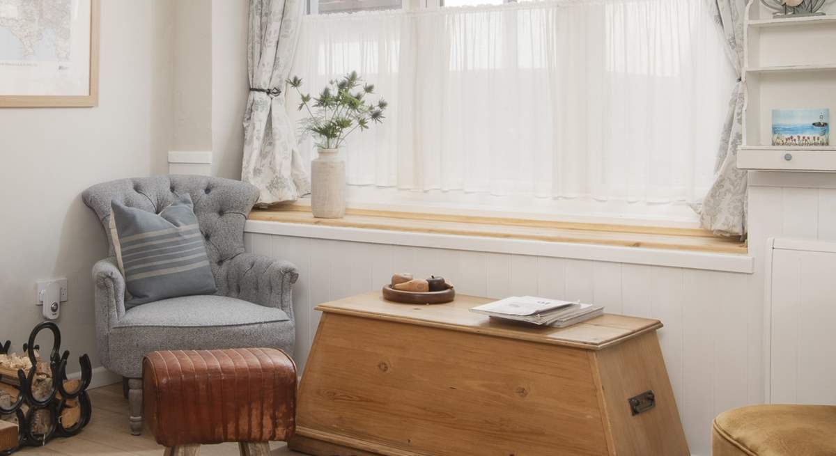  A cosy corner to enjoy a good holiday read.