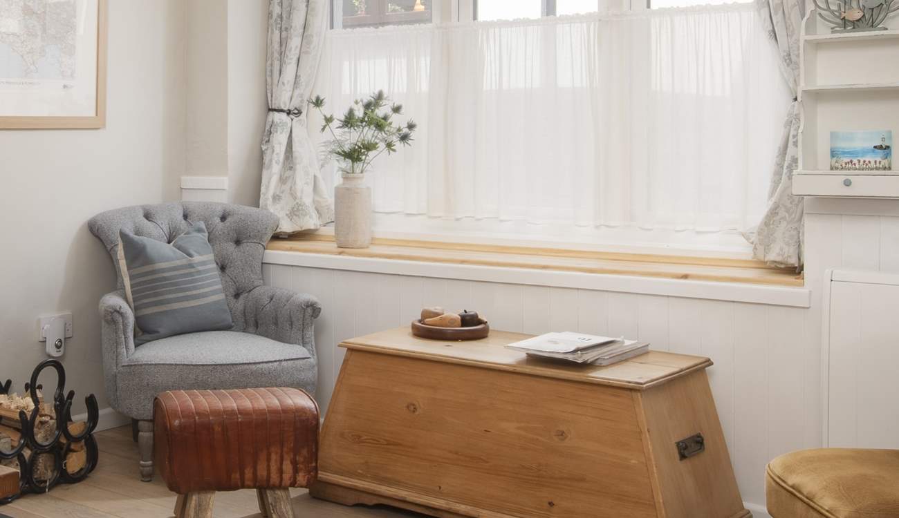  A cosy corner to enjoy a good holiday read.