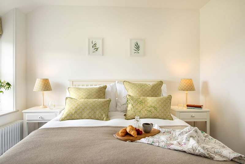 All the beds are dressed to impress with lovely cushions and snug throws.