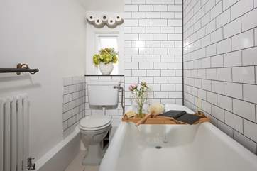 The bathroom.