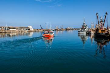 Pop down to the harbour and buy some fresh fish for supper.