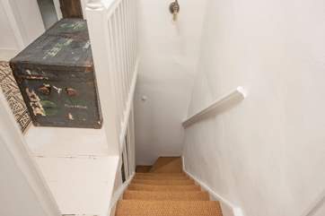 Take care when stepping out of the master bedroom, as there is step up into onto landing where the day bed is.