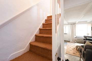 In true Cornish character cottage style the stairs are narrow and steep in places, so please do take care.
