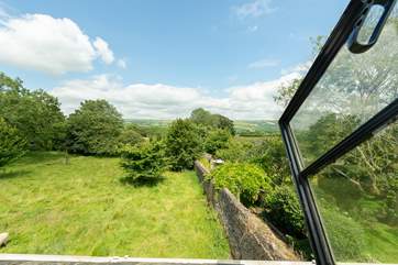 The view from the upstairs Velux windows is nothing but countryside.