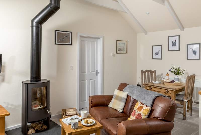 Warm and cosy, Little Downderry Barn is welcoming throughout the year.