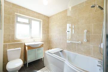 Soak in the bath after a day's exploring.