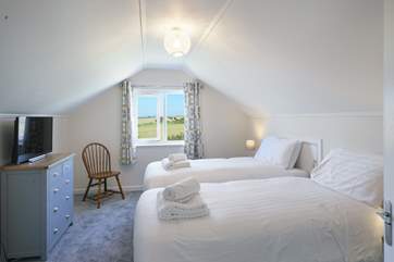 Wake up to this magnificent view from Bedroom 3 on the first floor.