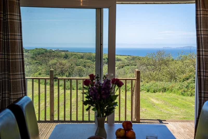 Enjoy leisurely dining while gazing across this fabulous view.