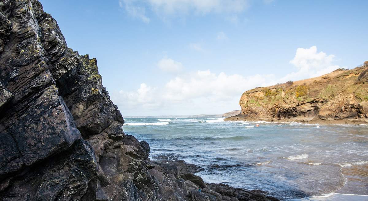 Splash in the sea at nearby Little Haven. 