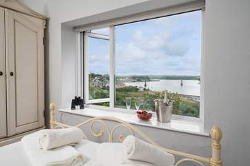 Bedroom 2 has wonderful views of Haven Waterway.