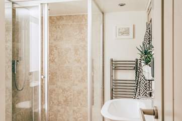 The shower-room.