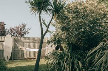 The beautiful garden at Bower Barn.