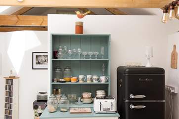 Look at the lovely assorted crockery and glassware.