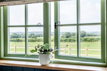 The view from where you rest your head. Say hello to your neighbours!