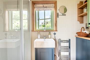 The lovely shower-room.