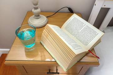 Enjoy peaceful mornings in bed with your favourite book.