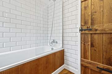 The bathroom.